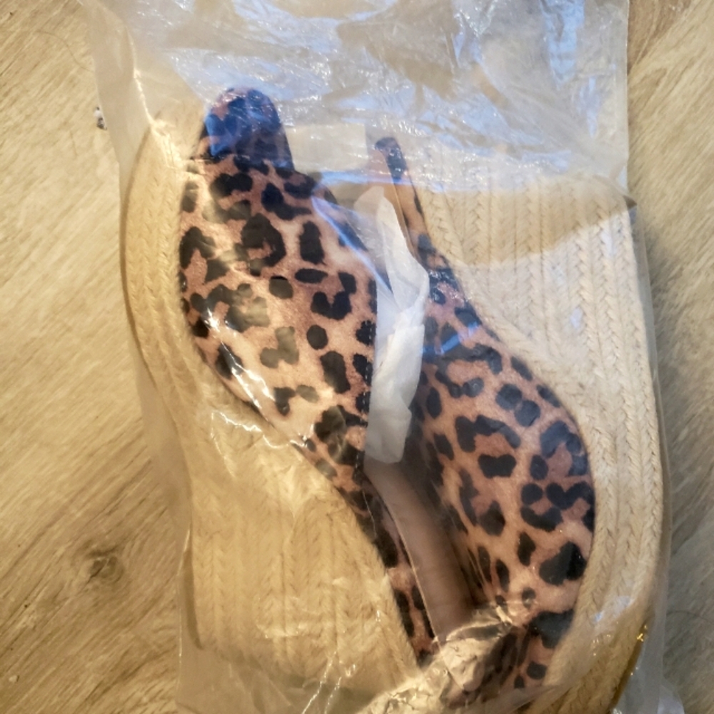 High heels slip on sandal